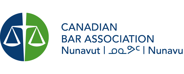 Logo for Canadian Bar Association, Nunavut Branch